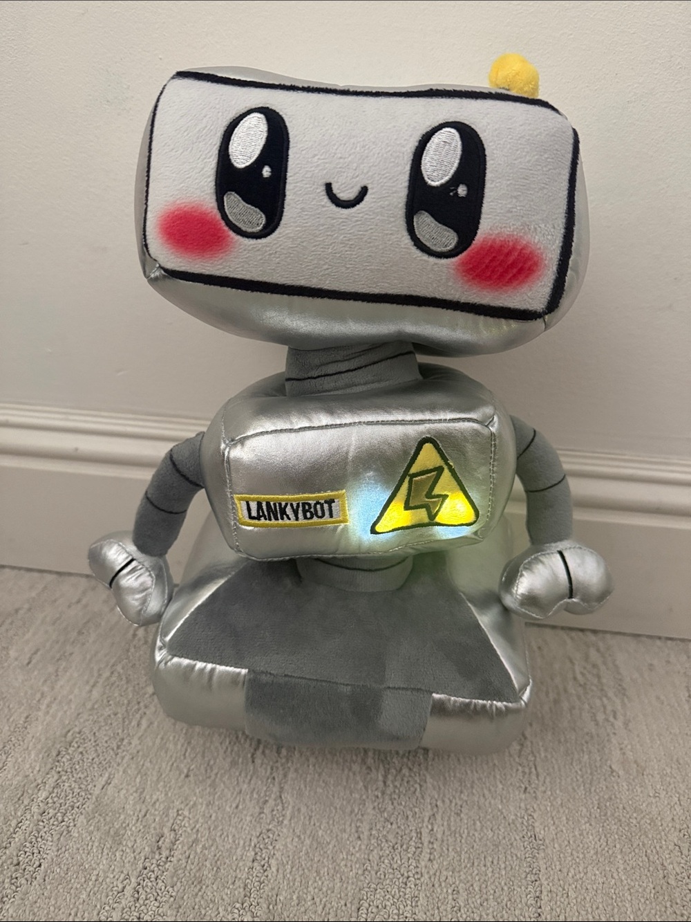 Lankybot 13” Light Up Plush Toy